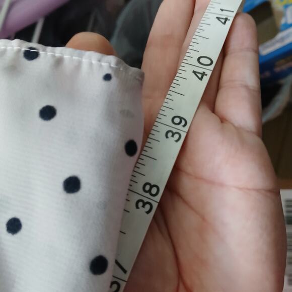 AsKnowAs Sheer Velour Polka Dot Wrap Dress Womens SM Retro Romantic Whimsy - Picture 10 of 11